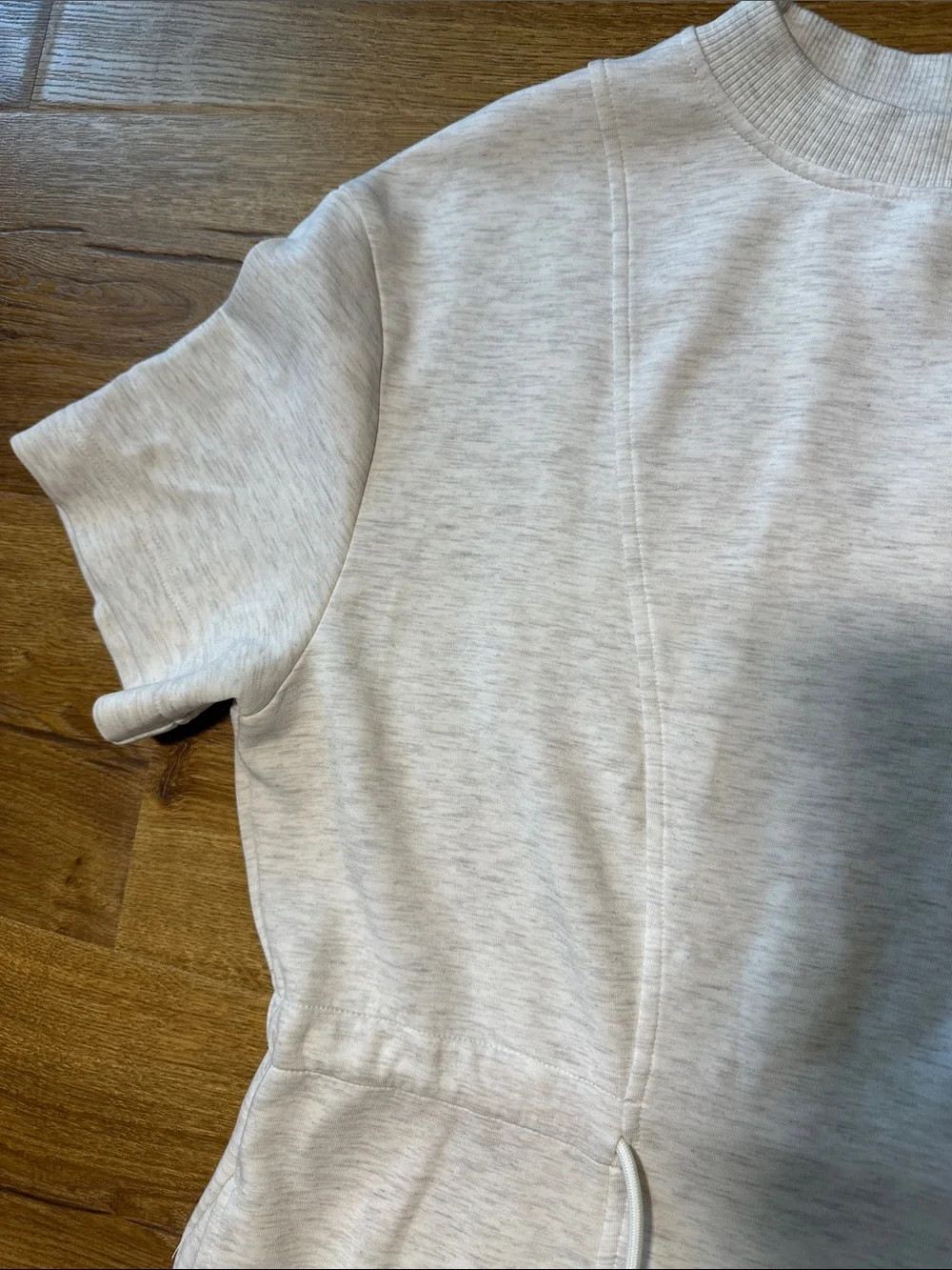Varley DoubleSoft Maple Dress Ivory Marl Small - Picture 9 of 15